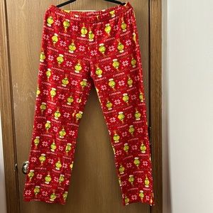 Dr. Seuss Red Grinch Pajama Pants